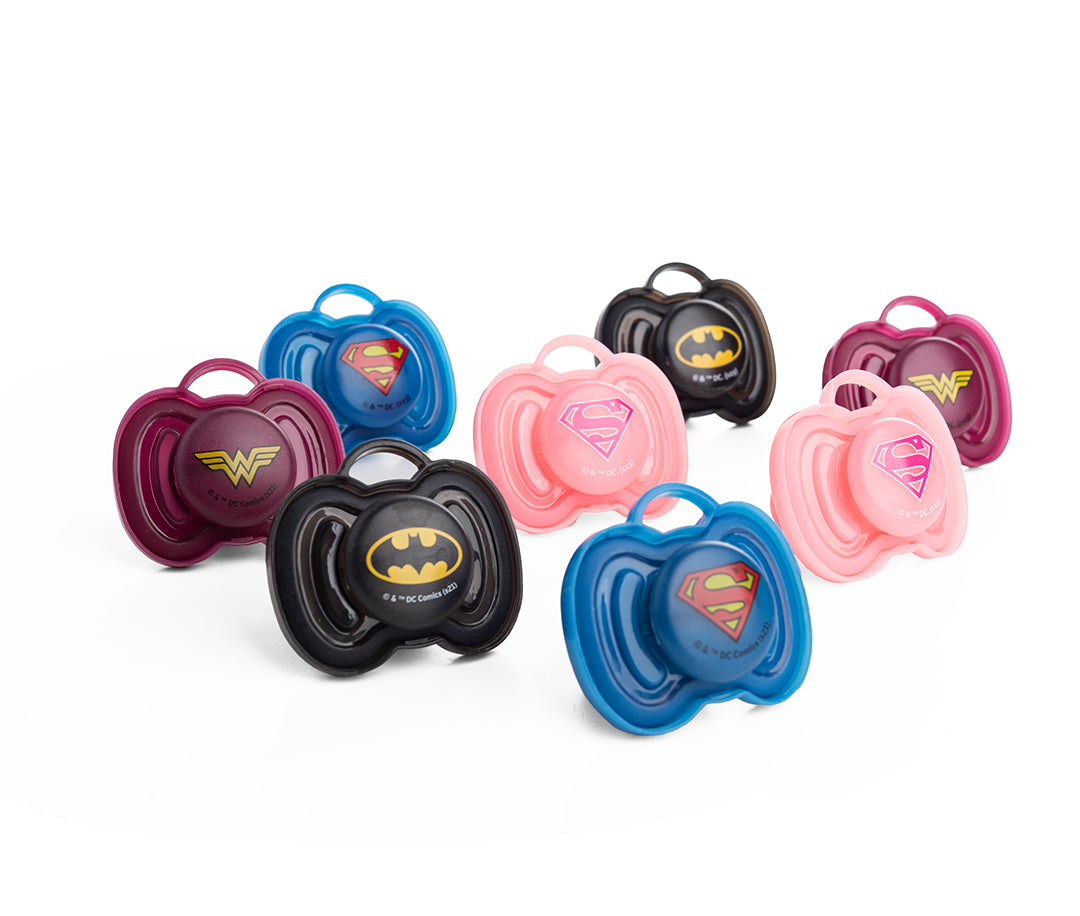 8-pack Pacifiers 0+ DC with 50% discount