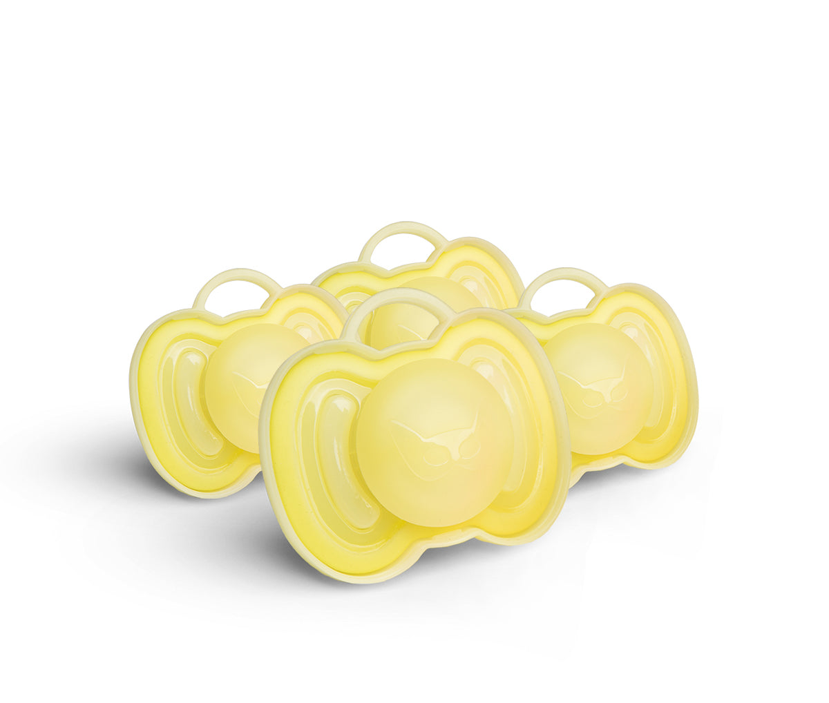 4-pack Pacifiers, 0+ months, Yellow