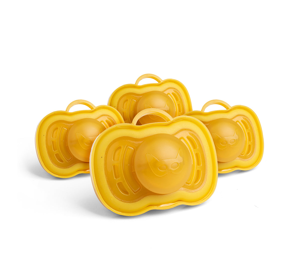 4-pack Pacifiers, 6+ months, Mustard