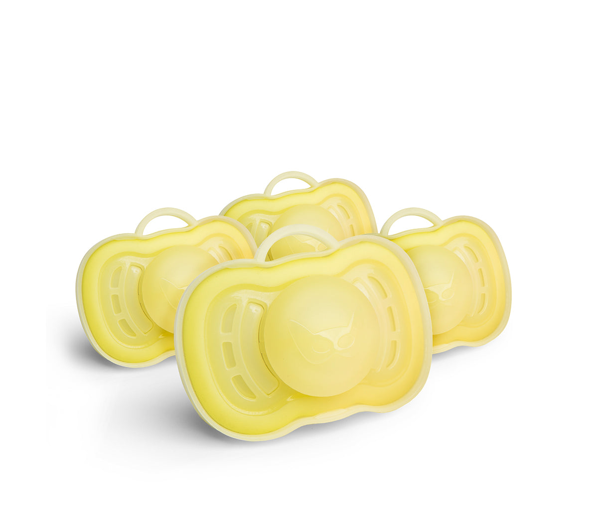 4-pack Pacifiers, 6+ months, Yellow