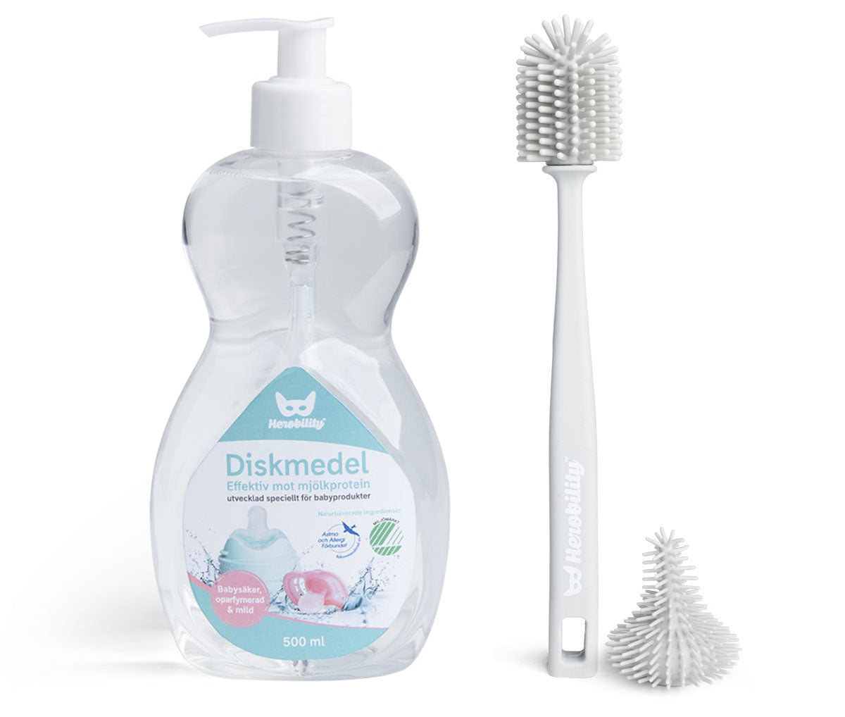 Bottle Brush, Bottle Rack and Dish Soap bundle with 40% off