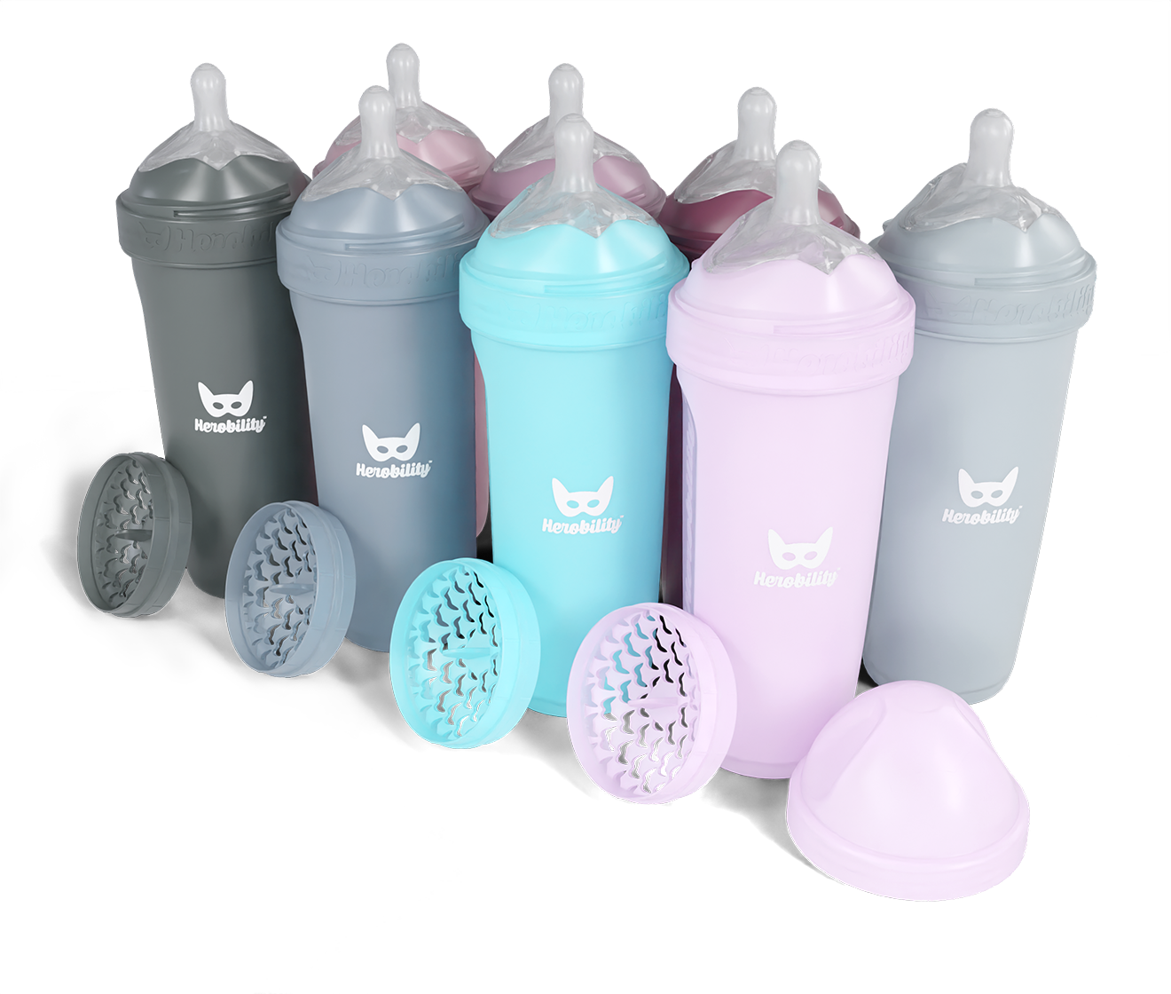 8-pack LT 340ml/12 floz Baby Bottles with 60% discount