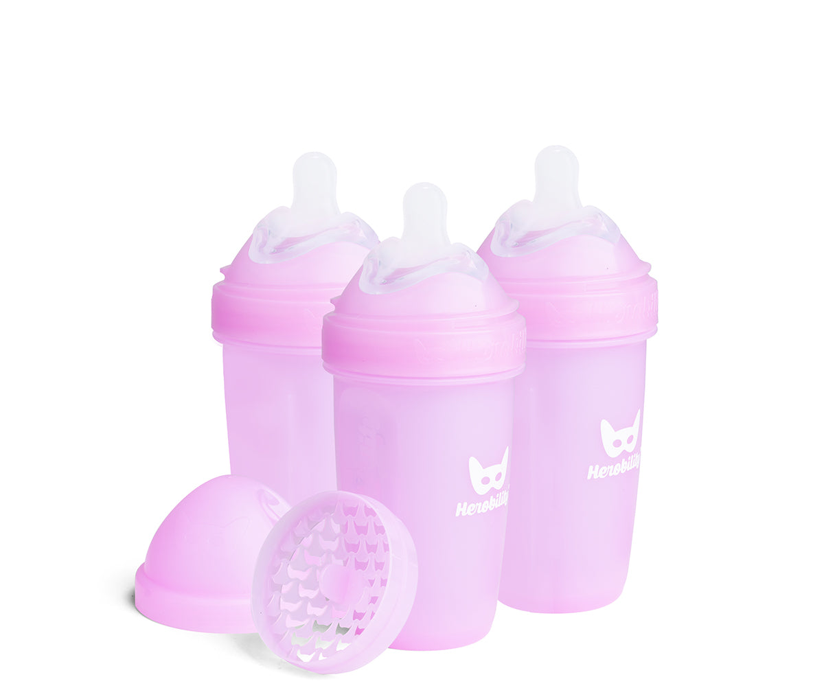 3-pack Nappflaskor 240 ml – Lila