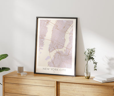 Map poster 50x70 cm