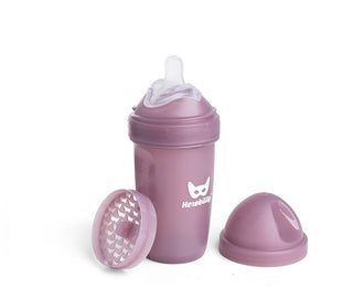 Biberón anticólicos LT 240ml, Rosa espino