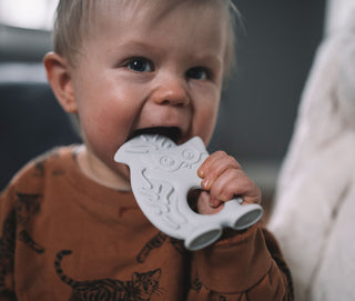 Teether Fox Gray